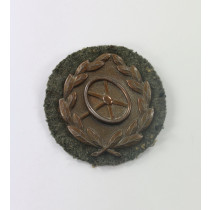  Kraftfahrerbewährungsabzeichen in Bronze auf Heeresstoff