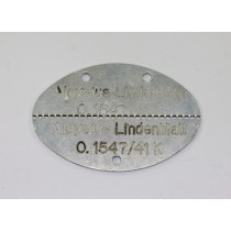 Kriegsmarine, Erkennungsmarke (Aluminium)
