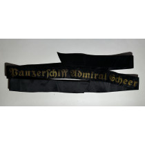 Kriegsmarine, Mützenband Panzerschiff Admiral Scheer