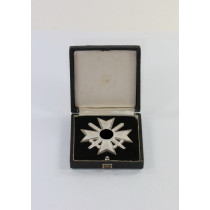 Kriegsverdienstkreuz 1. Klasse mit Schwertern, Julius Bauer, im Etui