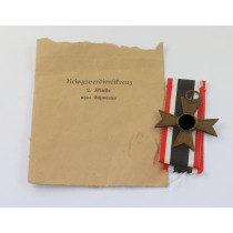 Kriegsverdienstkreuz 2. Klasse, in Verleihungstüte Variante (!)