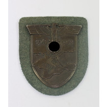 Krimschild auf Heerestoff, Typ 3.5