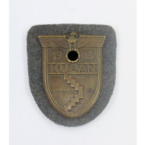 Kubanschild auf Luftwaffenstoff (!), Typ 5.4