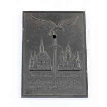 Luftwaffe, Ehrenschild Für gute Leistung Der Kommandierende General und Befehlshaber im LGK VIII Breslau Krakau