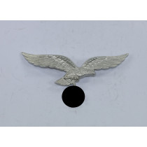 Luftwaffe, Mützenadler für die Schirmmütze der Offiziere, Hst. F.& Co. (Aluminium)