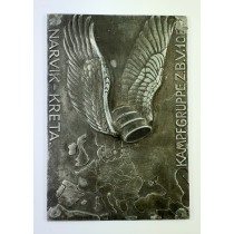 Luftwaffe, Plakette Kampfgruppe Z.B.V. 105  Narvik - Kreta