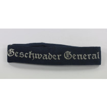 Luftwaffe, Ärmelband "Geschwader General Wever" für Offiziere (Metallfaden)