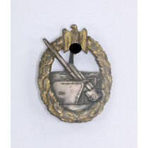 Marineartillerie Abzeichen, Hst. Schwerin Berlin (Zink)