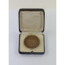 Medaille, Freie und Hansestadt Hamburg - Zur Erinnerung an die 40 Jährige Gedenkfeier der Schlacht bei Loigny 2. Dezember 1870   2.-4. Dez. 1910, im Etui