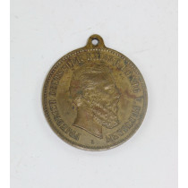 Medaille, Friedrich Deutscher Kaiser König v Preussen - Lerne leiden ohne zu klagen 18.Oktober 1831 - 15.Juni 1888