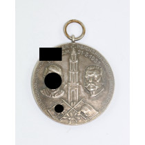 Medaille Reichskanzler Adolf Hitler Reichspräsident von Hindenburg Potsdam 21.3.1933 - Schützenkorps Winsen (Luhe) 1933
