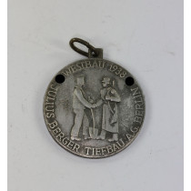 Medaille Westwall, Westbau 1938 Julius Berger Tiefbau A.G. Berlin - Limes Abschnitt Karlsruhe