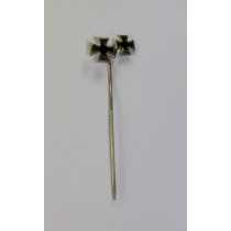 Miniatur Ritterkreuz des Eisernen Kreuzes und Eiserns Kreuz 1. Klasse, emailliert (!)