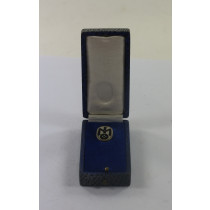 Mitteleuropäische Schlafwagen- und Speisewagen-A.G. (MITROPA), Mitgliedsabzeichen, Hst. FLL 935, im Etui