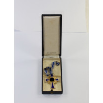  Mutterkreuz in Gold, im Etui, B.H. Mayer, Pforzheim