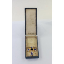  Mutterkreuz in Gold, im Etui, B.H. Mayer, Pforzheim