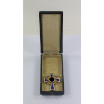 Mutterkreuz in Gold, im Etui, Heinrich Wander Gablonz a.N.