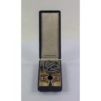 Mutterkreuz in Gold, im Etui, R. Hauschild, Pforzheim