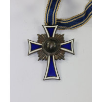 Mutterkreuz in Silber, entnazifiziert (!)
