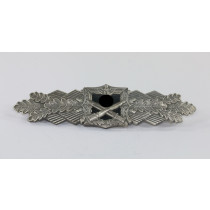 Nahkampfspange in Silber, Hst. A.G.M.u.K. Gablonz (Arbeitsgemeinschaft Metalle und Kunststoffe)