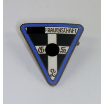 Nationalsozialistische Frauenschaft (NSF), Ortsgruppe/Mitarbeiterin im Stab (blauer Rand), Hst. RZM M1/92 (Karl Wild, Hamburg)