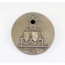 NSDAP, Abzeichen Reichsparteitag 1936, Hst. E.F. Wiedmann Frankfurt-M
