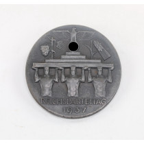 NSDAP, Abzeichen Reichsparteitag 1937, Hst. Gebr. Trautz Pforzheim