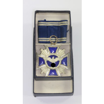 NSDAP Dienstauszeichnung in Silber, Hst. 30, im Etui RZM M1/154