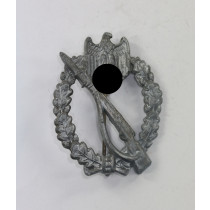  Infanterie Sturmabzeichen in Silber, Hst. Ernst L. Müller Pforzheim