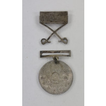Osmanisches Reich, Liakat Medaille in Silber mit Schwerterspange 