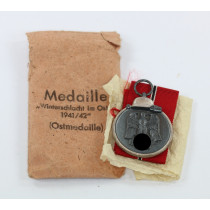  Ostmedaille, Hst. 13, in Verleihungstüte, Gustav Brehmer Markneukirchen