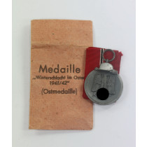 Ostmedaille, Hst. 6., in Verleihungstüte Fritz Zimmermann Stuttgart