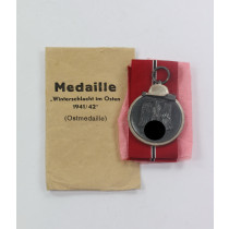 Ostmedaille, Hst. 88, in Verleihungstüte Werner Redo Saarlautern