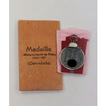 Ostmedaille, in Verleihungstüte Walter & Heinlein Gablonz a.N.