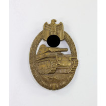 Panzerkampfabzeichen in Bronze, Wurster, Buntmetall