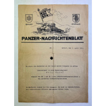 Panzer Regiment 1 (Erfurt), Panzer-Nachrichtenblatt 1. April 1943 Nr.2