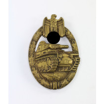 Panzerkampfabzeichen in Bronze, Wurster, Buntmetall