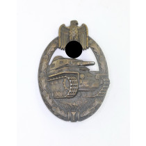Panzerkampfabzeichen in Bronze, Fritz Zimmermann, Stuttgart, Typ B