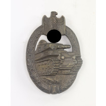 Panzerkampfabzeichen in Bronze, Hst. A.S. (Adolf Scholze, Gablonz)