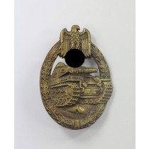 Panzerkampfabzeichen in Bronze, Hst. ÜÜ (E.F. Wiedmann, Frankfurt a.M.)
