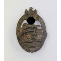 Panzerkampfabzeichen in Bronze, Hst. R.K. (Rudolf Karneth, Gablonz)