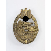 Panzerkampfabzeichen in Bronze, Juncker, Zink massiv (!)