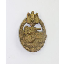 Panzerkampfabzeichen in Bronze, Karl Wurster, Markneukirchen, Kriegsgefangenschaft