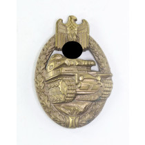 Panzerkampfabzeichen in Bronze, Schauerte & Höhfeld, Lüdenscheid, Buntmetall