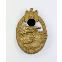 Panzerkampfabzeichen in Bronze, Wurster, Buntmetall