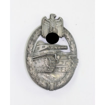 Panzerkampfabzeichen in Silber, Hst. HA (Hermann Aurich Dresden)