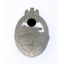 Panzerkampfabzeichen in Silber, Hst. HA (Hermann Aurich Dresden)
