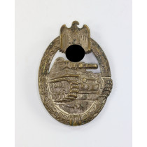 Panzerkampfabzeichen in Silber, Schickle, Buntmetall