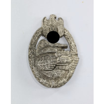 Panzerkampfabzeichen in Silber, Wilhelm Deumer, kurze Nadel (!)