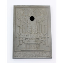 Plakette - Für hervorragende Leistungen im HNR 537 (Heeres Nachrichten Regiment 537)
